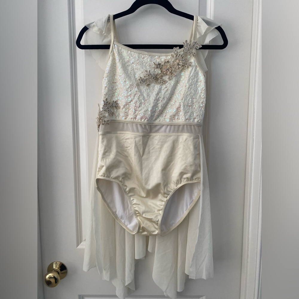 Cream dance costume